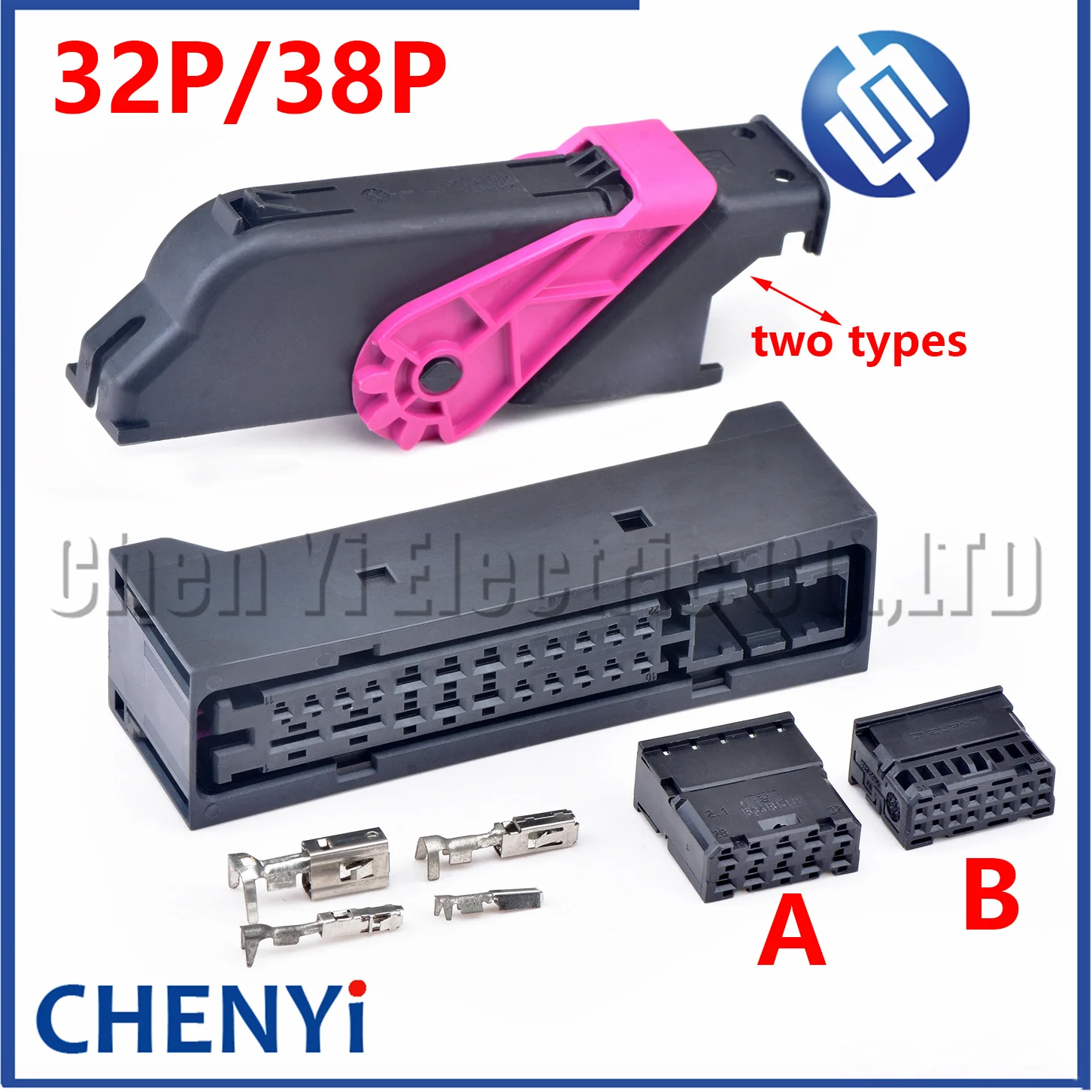 32/38 Pin Automotive connector Car amplifier speaker plug 5K0971636 5K0 971 636 0-1534050-1 1534180-1 2141409-1 For VW Audi Benz