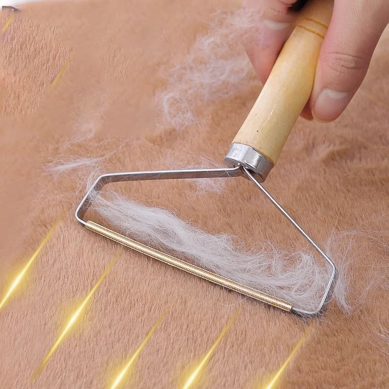 Tragbare Kleidung Lint Fluff Remover Pet Haar Reinigung Pinsel Mantel Teppich Wolle Rasiermesser Pellet Manuelle Schaber Reinigung Werkzeug Image