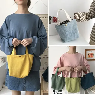 Lunch Bag For Women Portable Small Square Handbag Ins Fashion Trend HandBag For Women Lunch Box Food Storage Bags