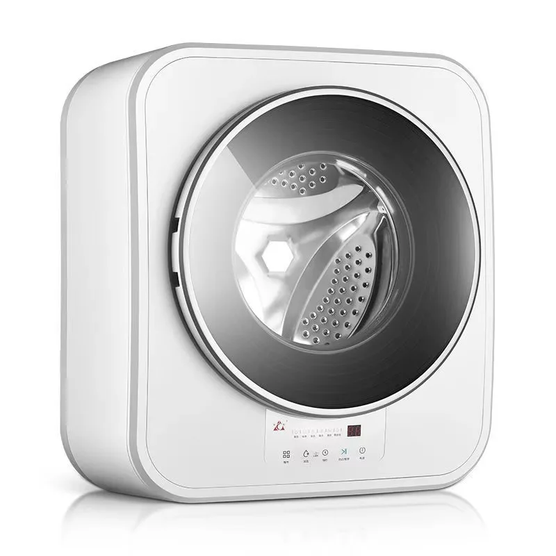 TYTXRV 3 kg 220 V Mini-Wohnmobil-Waschmaschine, integrierte Wasch- und Trocknungs-Automatikwaschmaschine zur Wandmontage Image