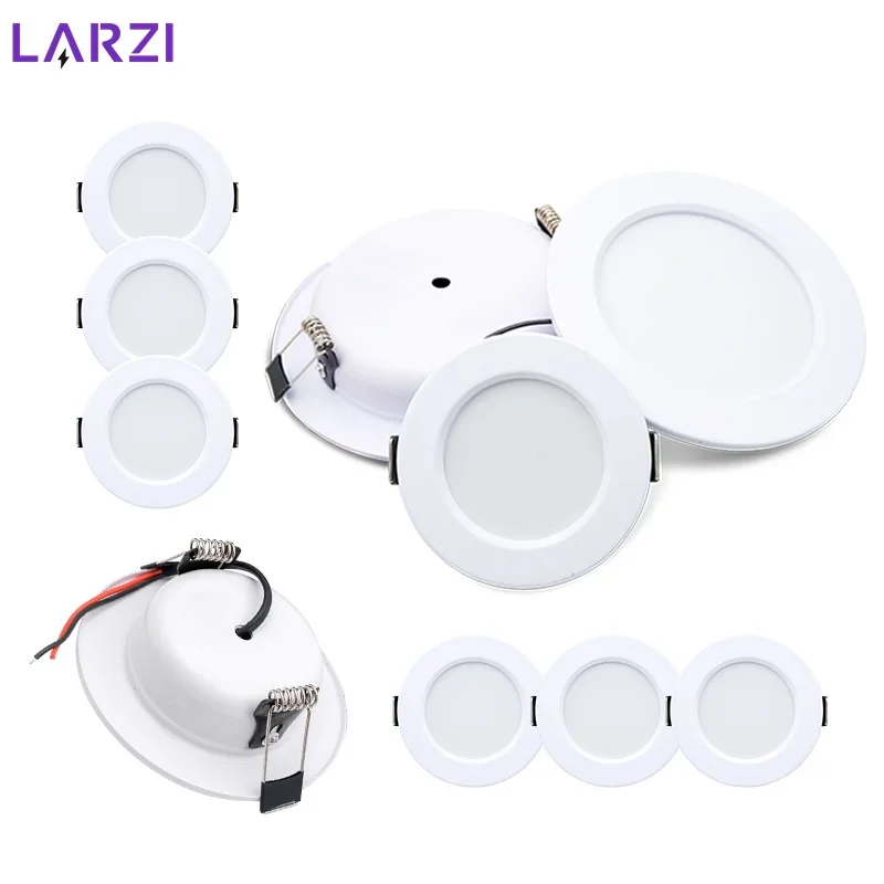 LED Downlight 3W 5W 7W 9W 12W 15W AC 220V Runde Led-einbaustrahler Aluminium Beleuchtung Schlafzimmer Küche Innen Decken Lampe
