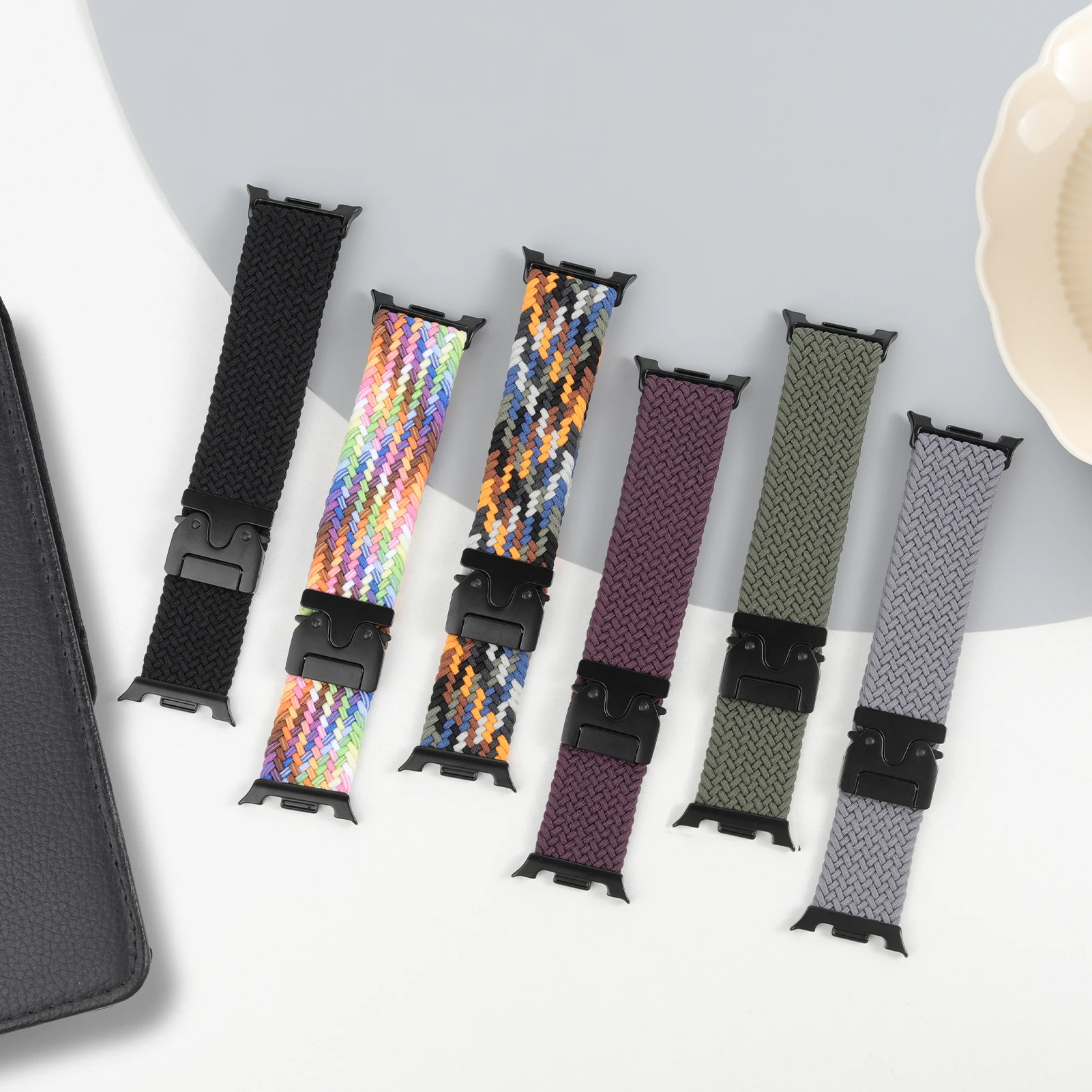 Geflochtenes Fallschirmband für Samsung Galaxy Watch 8 Armband 40 mm 44 mm Sport-Ersatzarmband Correa Galaxy Watch 8 klassische Bänder Image