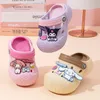 Sanrio Kawaii Hello Kitty Sandalen Kuromi My Melody Girl Kreativität Dicke Absätze EVA Rutschfeste Zwei Tragen Hausschuhe Strand Loch Schuhe