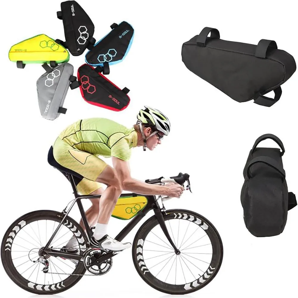 Fahrradtasche, wasserdicht, reflektierend, vorne oben, Rahmenrohrtasche, große Kapazität, ultraleichte Fahrradtasche, Fahrradtasche, Zubehör Image