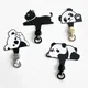 Cartoon Panda Telefono Tether Tab Connettore di sicurezza Girevole a 360° Guarnizione per telefono cellulare Anello in metallo staccabile Patch per cordino per cellulare