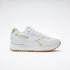 Sneaker REEBOK CLASSIC "REEBOK GLIDE RIPPLE DOUBLE", Gr. 40,5, weiß, sand, flint grau metallic, Synthetik, Textil, sportlich, Schuhe
