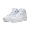 Sneaker PUMA "RBD BREAK MID", Gr. 46, puma weiß, cool light gray, puma schwarz, Leder, mehrfarbig, sportlich, Schuhe
