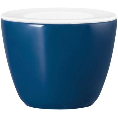 Eierbecher SELTMANN WEIDEN "Life Fashion, Snack and Egg, 2-teilig", classic blau, weiß, H:5,50cm Ø:6,80cm, Porzellan, Eierbecher, zwei Teile einzeln verwendbar Image