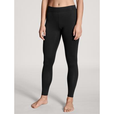Leggings CALIDA, Damen, Gr. M (44/46), N-Gr, schwarz, Obermaterial: 94% Baumwolle, 6% Elasthan, casual, Hosen Image