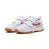 Hallenschuh PUMA "VARION II V JR", Gr. 34, puma weiß, berry, Synthetik, sportlich, Schuhe