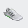 Trainingsschuh ADIDAS PERFORMANCE "DROPSET BASE-TRAININGSSCHUHE", Gr. 40,5, cloud weiß, matte silber, lime burst, Textil, sportlich, Schuhe