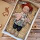 Handmade Waldorf Doll Baby Girl with Clothes Sets - 11.8 Inch Soft Plush Doll for Toddlers Ideal Christmas Gift for Kids