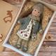 Handmade Waldorf Doll Baby Girl with Clothes Sets - 11.8 Inch Soft Plush Doll for Toddlers Ideal Christmas Gift for Kids