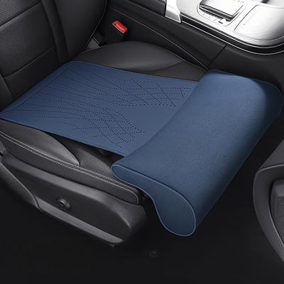 Car Seat Leg Support Extension Pad Soft and Durable Memory Foam Filled Non- Rectangular Cushion for Long Drives All-Day Comfort Compatible with Most Models