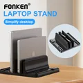 Supporto per laptop da scrivania universale a 3/2 slot Supporto per laptop verticale Docking station per laptop Supporto da scrivania per MacBook Tablet Phone