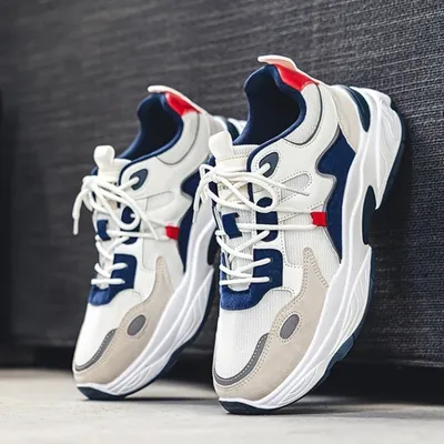 Fashion Men's Sneakers Summer Mesh Breathable Casual Shoes Outdoor All-match Height-enhancing Dad Shoes Tenis Para Hombre 2025