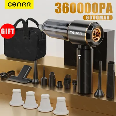 CENRR 360000 PA Mini Auto Staubsauger Cordless Leistungsstarke Drahtlose Auto Reiniger Handheld Tragbare Staubsauger Haushaltsgerät Image