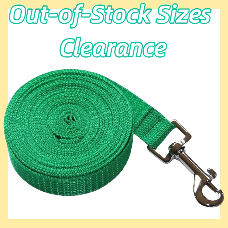 Starke Nylon-Hundeleine für kleine, mittelgroße und große Hunde, grüne Traktion, Haustierseil, für Spaziergänge im Freien, Welpenleinen, Labrador-Mops, 1,5 m, 1,8 m Image