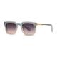 New 2025 Frame Sunglasses Uv400 For Women Green Black Male Half Metal Retro Sun Glasses For Men Female(Grey Pink Lens)