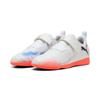 Hallenschuh PUMA "FUTURE 8 PLAY V IT JR", Gr. 36, puma weiß, puma schwarz, glowing rot, Synthetik, sportlich, Schuhe