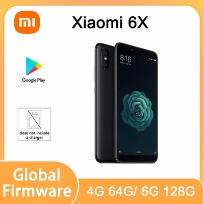 xiaomi mi 6X smartphone cellphone 6G 128G ROM CPU Snapdragon 660 1080 x 2160 pixels full screen unlocked used phone no charger