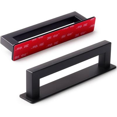 Tigrezy - 2er-Pack selbstklebende Schrankgriffe zum Aufkleben, selbstklebende Schubladengriffe ohne Image
