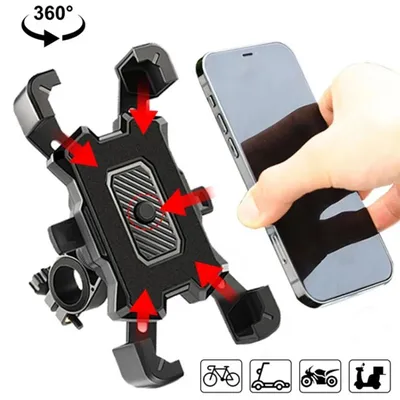 Fahrrad Telefon Halter Fahrrad Motorrad Elektrische Fahrzeug Navigation Handy Halter Stoßfest Fahrrad Lenker Halter Stehen