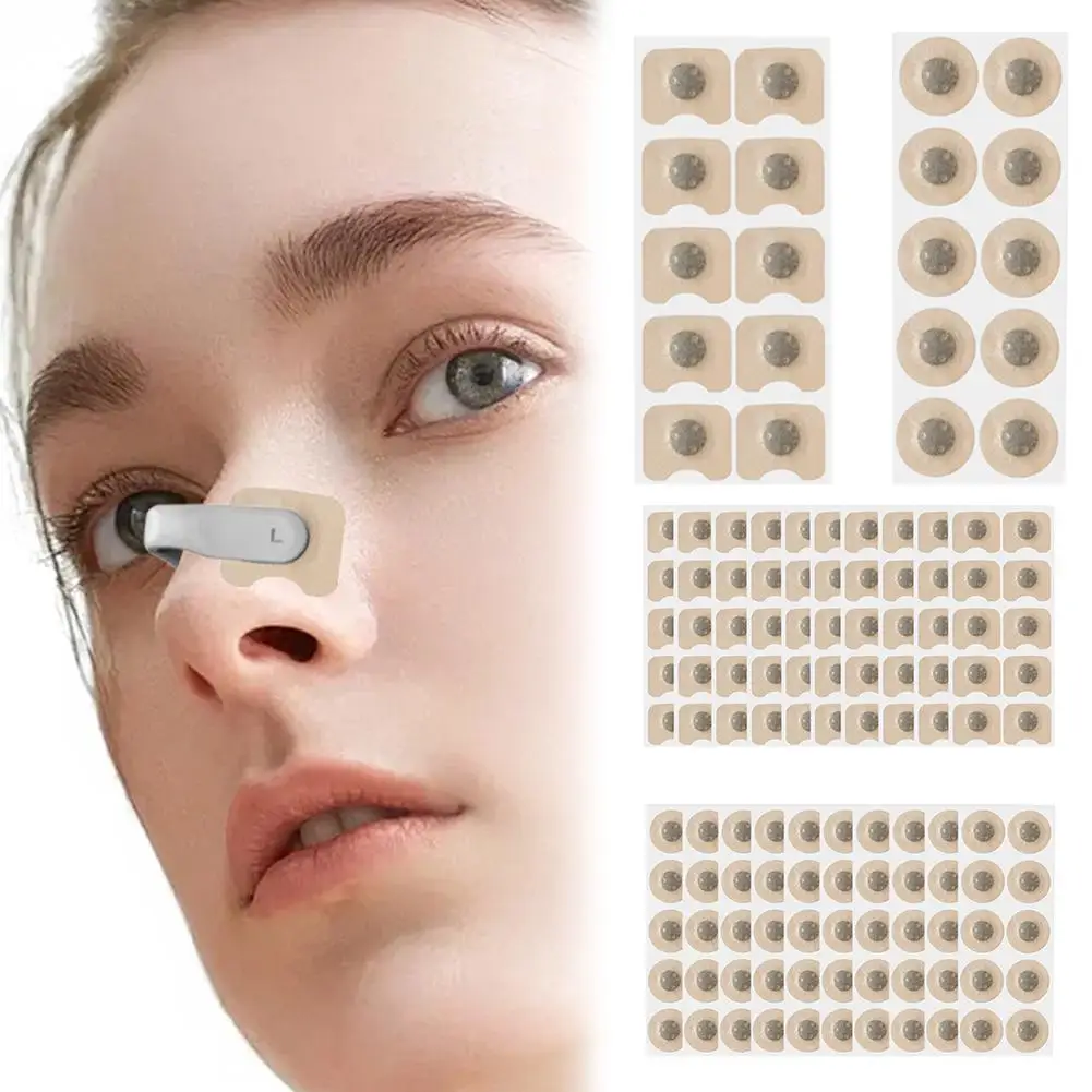 10/100pcs Anti snoring nose patch Relieve nasal congestion Magnetic nose patch Improve sleep quality Breathable nasal patch