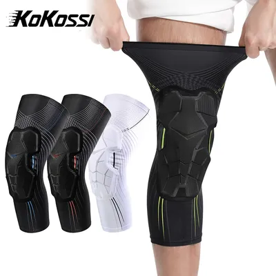 KoKossi 1PCS Knee Support Pad Elastic Empowered Sports Knee Protection Sports Crashproof Volleyball Sleeves Basketball