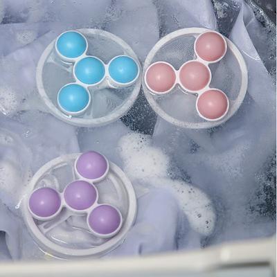 3pcs Floating Hair Filtering Mesh Removal for Washing Machine, Reusable Lint Catcher Bags, Pet Fur Trap Net, Laundry Hair Filter Cleaner