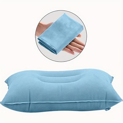 Outdoor 1pc Comfortable Inflatable Pillow for Office Car Camping Hiking And Napping - Supports Neck And Lumbar Multi-Purpose Inflatable Travel Pillow - Neck Support for Planes Office Naps And Out