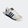 Sneaker ADIDAS ORIGINALS "SAMOA", Gr. 37, weiß (sanftes weiß, dunkelblau, gold metallic), Leder, Synthetik, sportlich, Schuhe, Topseller
