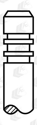 AE Einlassventil Universal für MAN 51.04101.0547 V94801 Image