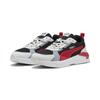 Sneaker PUMA "X-Ray 3 Sneakers Erwachsene", Gr. 44, schwarz for all time rot feather gray, Obermaterial: Synthetik, Textil; Futter: Textil; Innensohle: Textil; Laufsohle: Synthetik, Gummi, Schuhe