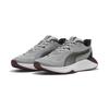 Trainingsschuh PUMA "PWR Hybrid Trainingsschuhe Erwachsene", Gr. 41, gray echo ruby shimmer schwarz rot, Obermaterial: Textil, Synthetik; Futter: Textil; Innensohle: Textil; Laufsohle: Gummi, Schuhe