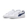 Sneaker PUMA "Smash 3.0 L Sneakers Erwachsene", Gr. 37, blau (weiß persian blau), Obermaterial: Leder, Synthetik; Futter: Textil; Innensohle: Textil; Laufsohle: Gummi, Schuhe