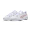 Sneaker PUMA "Smash 3.0 L Sneakers Erwachsene", Gr. 41, weiß mauve mist frosted ivory pink, Obermaterial: Leder, Synthetik; Futter: Textil; Innensohle: Textil; Laufsohle: Gummi, Schuhe