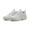 Sneaker PUMA "Milenio Tech Leather Sneakers Erwachsene", Gr. 40.5, grau (feather gray weiß), Obermaterial: Textil, Kuhleder, Synthetik; Futter: Textil; Innensohle: Textil; Laufsohle: Gummi, Schuhe