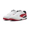 Sneaker PUMA "Rebound Retro Sneakers Erwachsene", Gr. 43, rot (weiß for all time rot schwarz), Obermaterial: Textil, Kuhleder, Synthetik; Futter: Textil; Laufsohle: Gummi, Schuhe