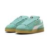 Sneaker PUMA "Suede XL Sneakers Erwachsene", Gr. 48, aquatic weiß grün, Obermaterial: Kuhleder, Synthetik; Futter: Textil, Synthetik; Innensohle: Textil; Laufsohle: Gummi, Schuhe