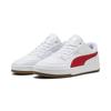 Sneaker PUMA "Caven 2.0 Sneakers Erwachsene", Gr. 46, for all time rot weiß silber gum metallic, Obermaterial: Synthetik; Futter: Textil; Innensohle: Textil; Laufsohle: Gummi, Schuhe