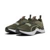 Trainingsschuh PUMA "Prospect Trainingsschuhe Erwachsene", Gr. 38, schwarz olive lux army weiß grün, Obermaterial: Textil, Synthetik; Futter: Textil; Innensohle: Textil; Laufsohle: Gummi, Schuhe