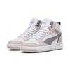 Sneaker PUMA "Rebound Sneakers Erwachsene", Gr. 42.5, mauve mist plum jam weiß pink lila, Obermaterial: Synthetik; Futter: Textil; Innensohle: Keine Angabe, Textil; Laufsohle: Gummi, Schuhe