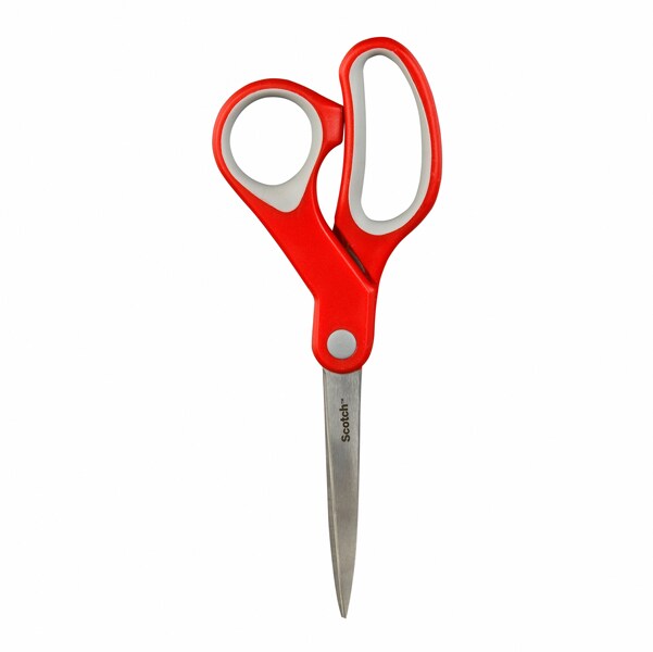 Scotch Comfort Geeignet Für Linkshänder Schere 180 mm Edelstahl Rot Image