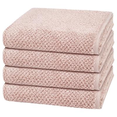 Cawö Pure 4er Set Handtuch Puder Silber Image