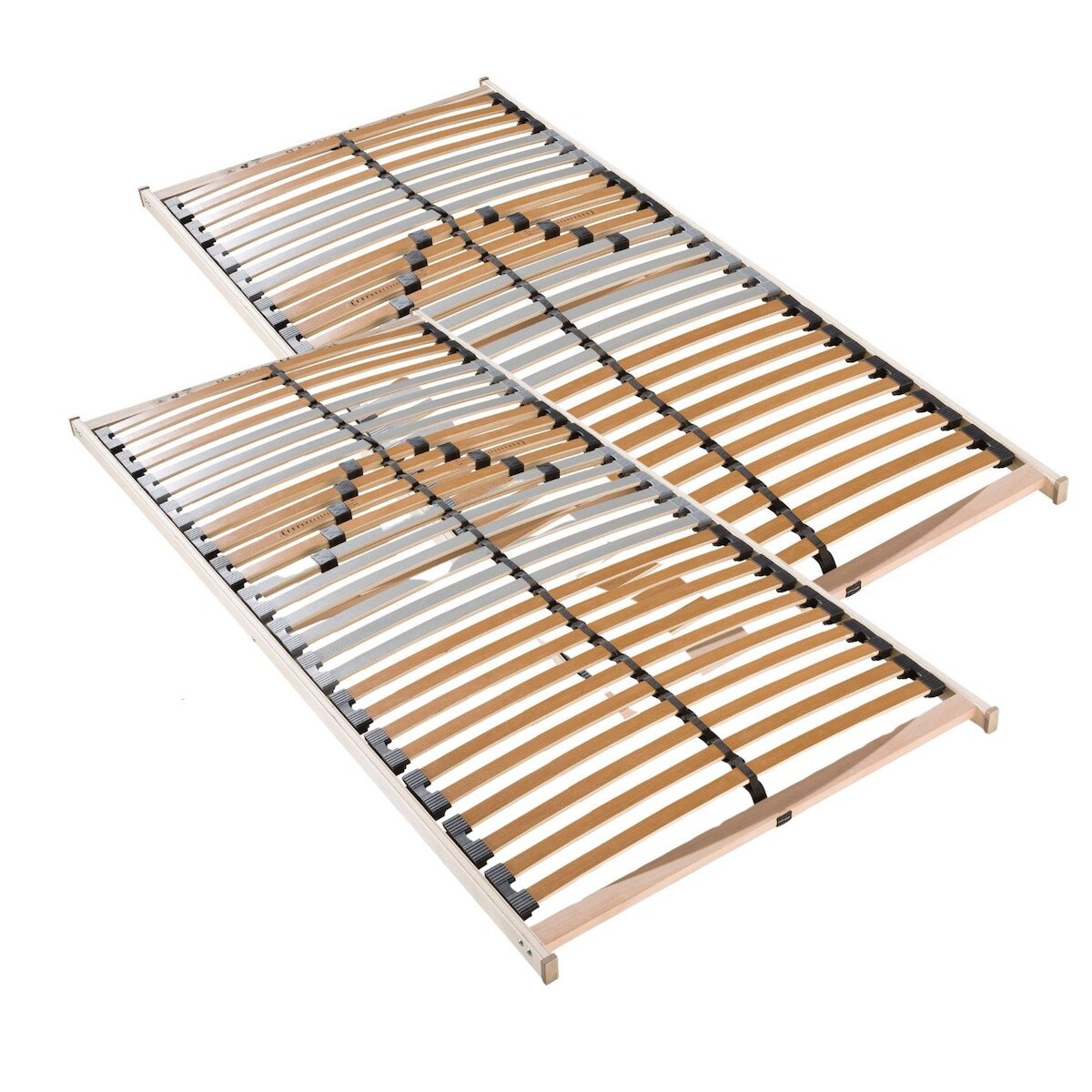 Sleepneo Lattenrost 200x200 cm vormontiert 28 Latten 5-Zonen belastbar ca. 150 Kg Birkenschichtholz Made in Germany Image