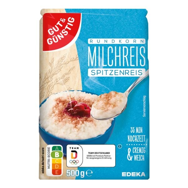 Gut & Günstig Rundkorn Milchreis 500 g Image