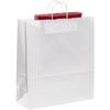 VP 50 Stück Papier-Tragetaschen »Toptwist« 40,0 x 16,0 x 45,0 cm weiß