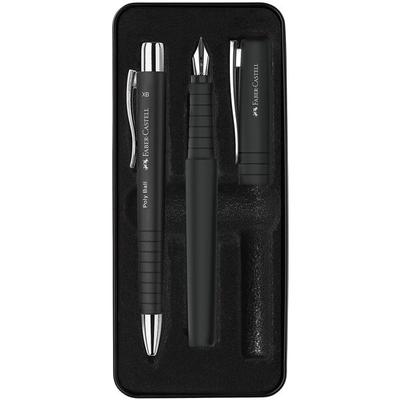 Faber-Castell (Schule) 2-tlg. Schreibset »Poly Ball Pen« schwarz