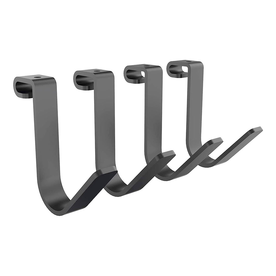 Fleximounts Black Storage Rail Hook (4-Pack)